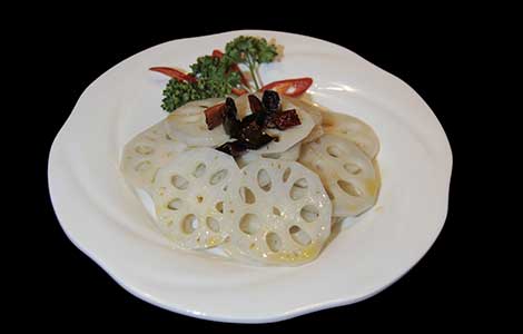Lotus root salad